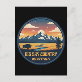 Postal Big Sky Country Montana