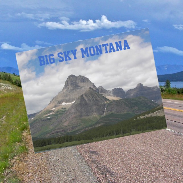 Postal Big Sky Montana Travel Photo (In Situ Road)