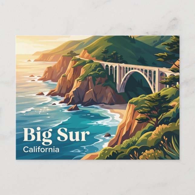 Postal Big Sur California (Anverso)