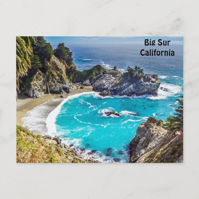 Postal Big Sur California Pfeiffer Beach (Anverso)