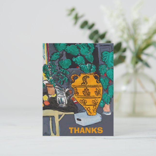 Postal Big Vase (Anverso de pie)