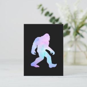 Postal Bigfoot acuarela