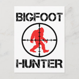 Postal Bigfoot Hunter Funny Bigfoot Lover