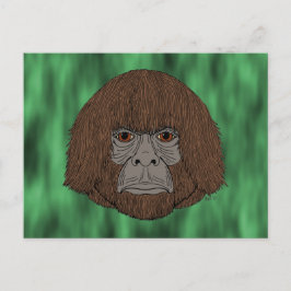 Postal Bigfoot Retrato 2 (Parecido a humano)