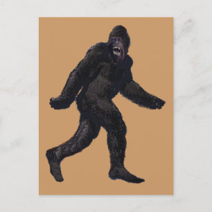 Postal Bigfoot Sasquatch Yetti