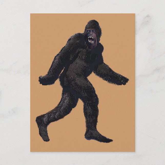 Postal Bigfoot Sasquatch Yetti (Anverso)