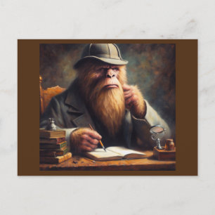 Postal Bigfoot Sherlock Holmes