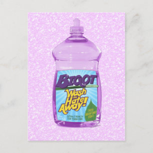 Postal ¡BIGOT Lava el odio! [postal]