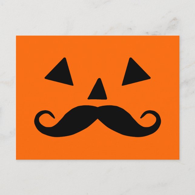 Postal Bigote de calabaza (Anverso)