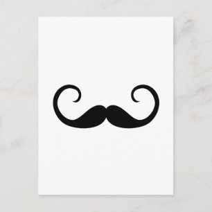 Postal Bigote Elegante