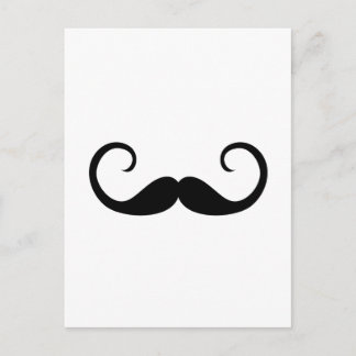 Postal Bigote Elegante