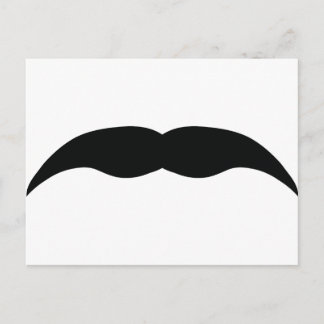 Postal bigote negro