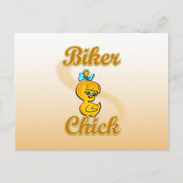 Postal Biker Chick (Anverso)