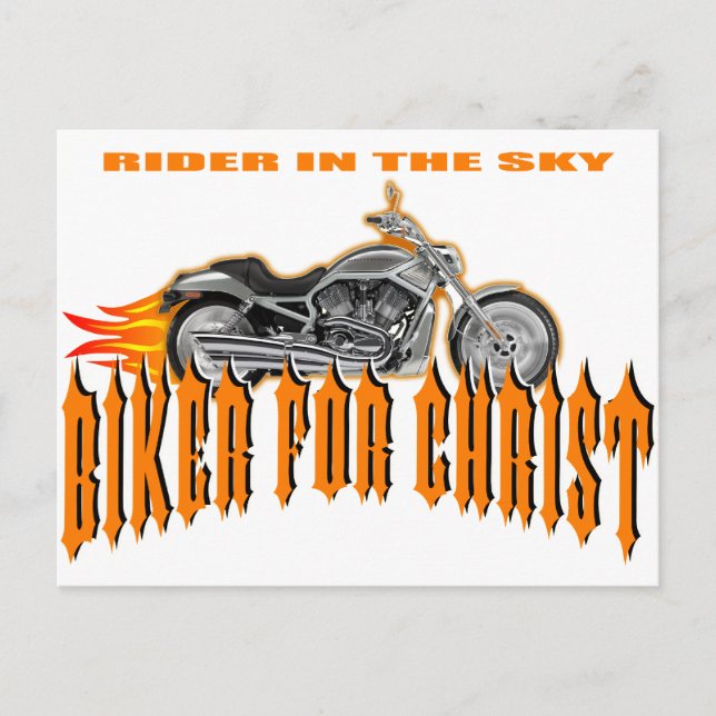 Postal Biker For Christ (Anverso)