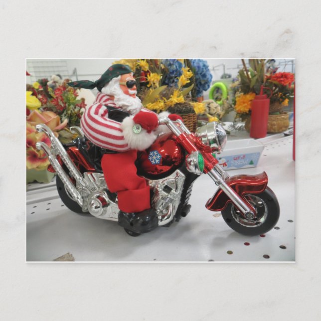 Postal Biker Santa (Anverso)