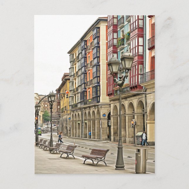 Postal Bilbao. #16. (Anverso)