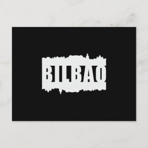 Postal Bilbao España City Skyline Cityscape Funny Gift