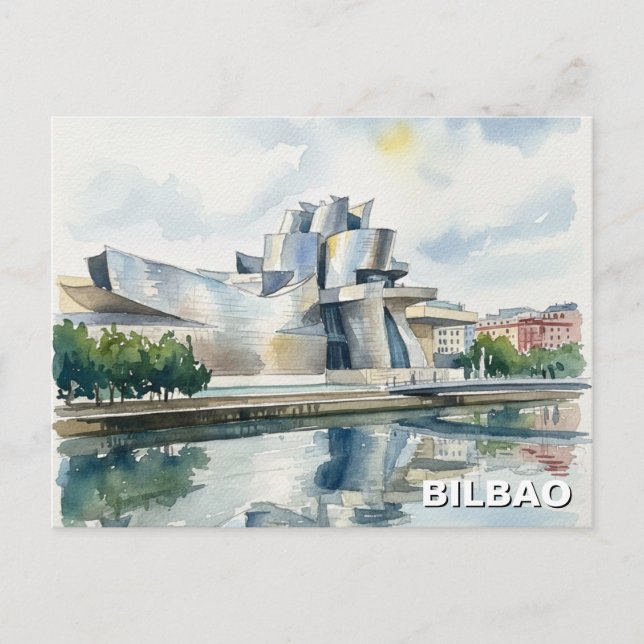 Postal Bilbao Guggenheim Museum Travel (Anverso)