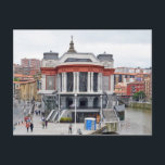Postal Bilbao. Mercado Ribera. Mercado de la Ribera.<br><div class="desc">Bilbao. Mercado Ribera. Mercado de la Ribera. Taza de viaje. España. Provincia de Vizcaya. País Vasco. Bilbao. Paisaje urbano. Mercado Ribera. Mercado. Lugares. Arquitectura.</div>