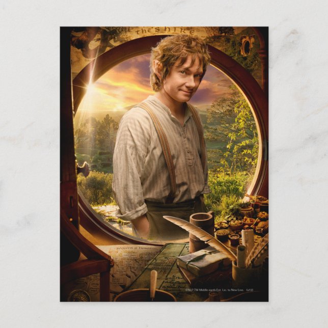 Postal BILBO BAGGINS™ en el colegio Shire (Anverso)