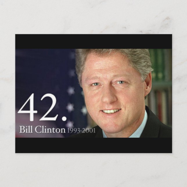 Postal Bill Clinton (Anverso)