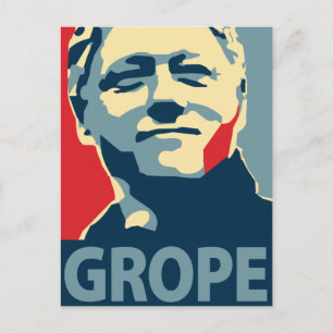 Postal Bill Clinton - Grope: Postcard de OHP