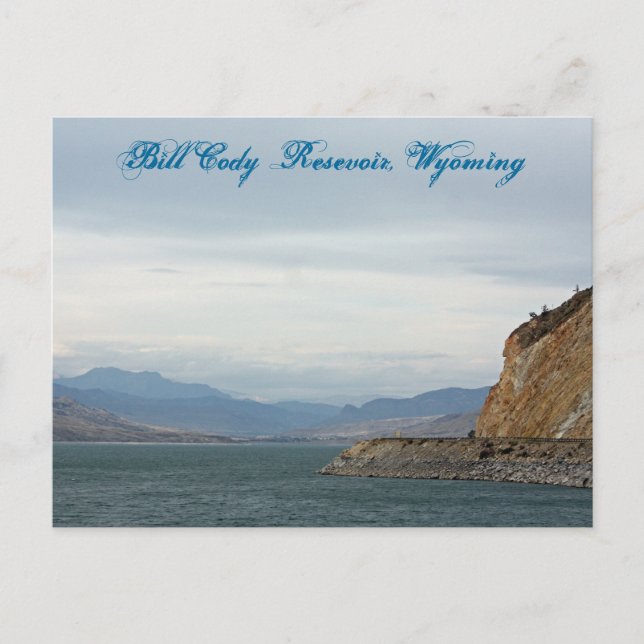 Postal Bill Cody Resevoir, Wyoming (Anverso)