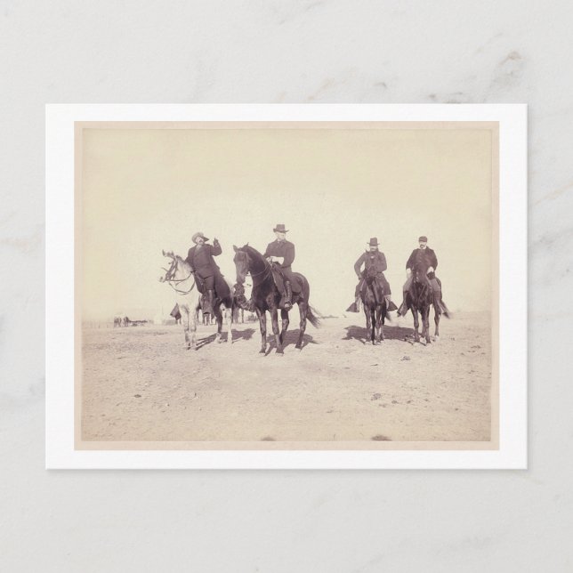 Postal Bill Cody y Riders (Anverso)
