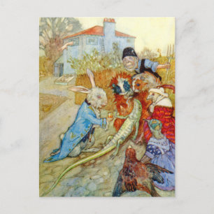 Postal Bill the Lizard en la casa del conejo