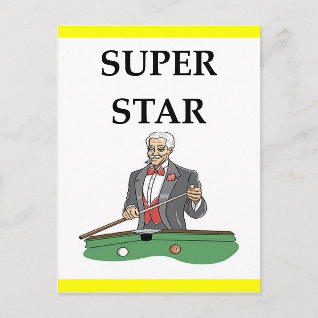 Postal billar (Anverso)