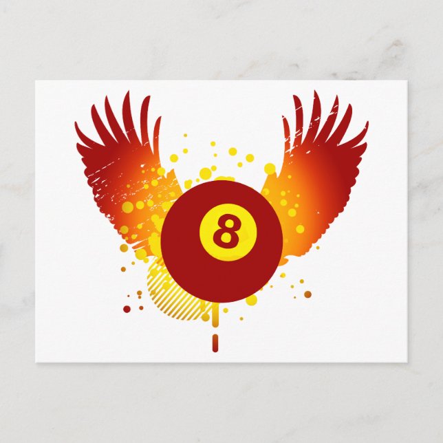 Postal billar de alta fidelidad (Anverso)