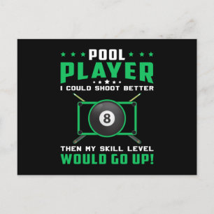 Postal Billar Snooker Billiard 8 Ball Billiards Divertido