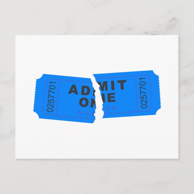 Postal Billete arrancado (Anverso)