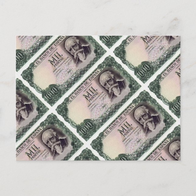 Postal Billete De 1.000 Ptas. (Anverso)