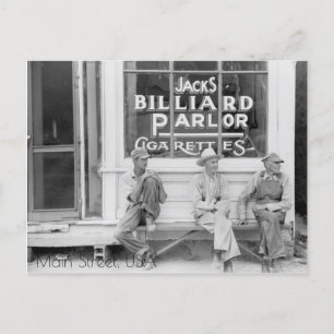 Postal Billiard Parlor On Main Street