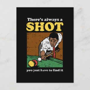 Postal Billiard Snooker Retro