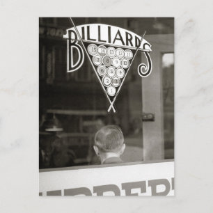 Postal Billiards Hall, 1938