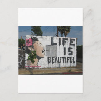 Postal Billie Holiday Street Art