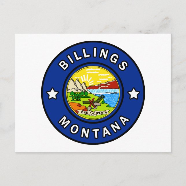 Postal Billings Montana (Anverso)