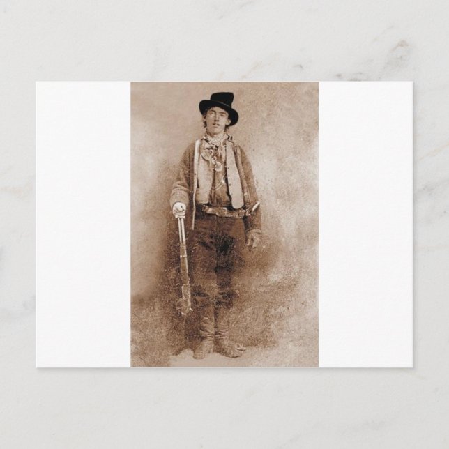 Postal billy el niño (Anverso)