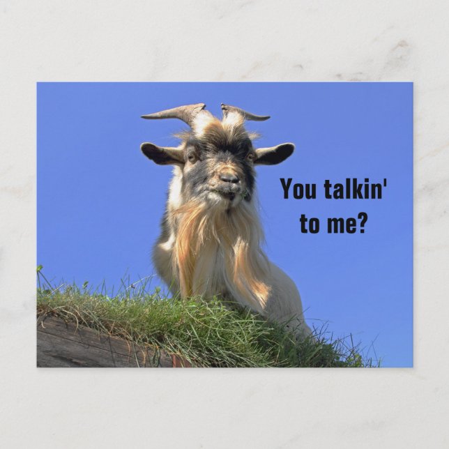 Postal Billy Goat Photo (Anverso)