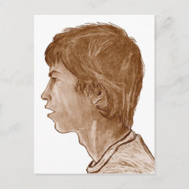 Postal Billy... Retrato de perfil 2004