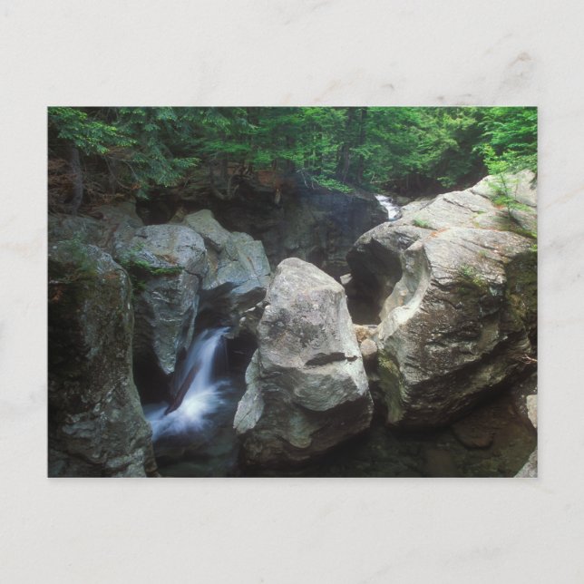 Postal Bingham Falls gorge Vermont (Anverso)