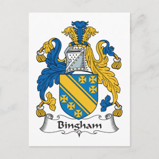 Postal Bingham Family Crest