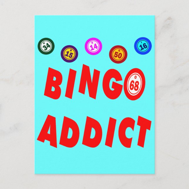 POSTAL BINGO ADDICT (Anverso)