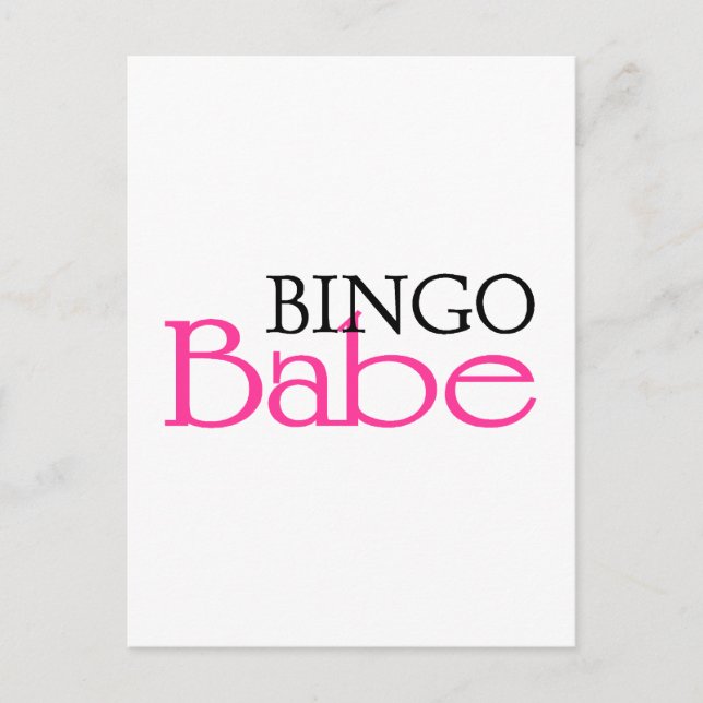Postal Bingo Babe (Anverso)
