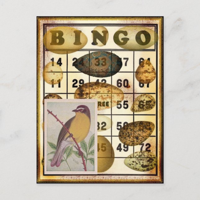 Postal Bingo Bird (Anverso)