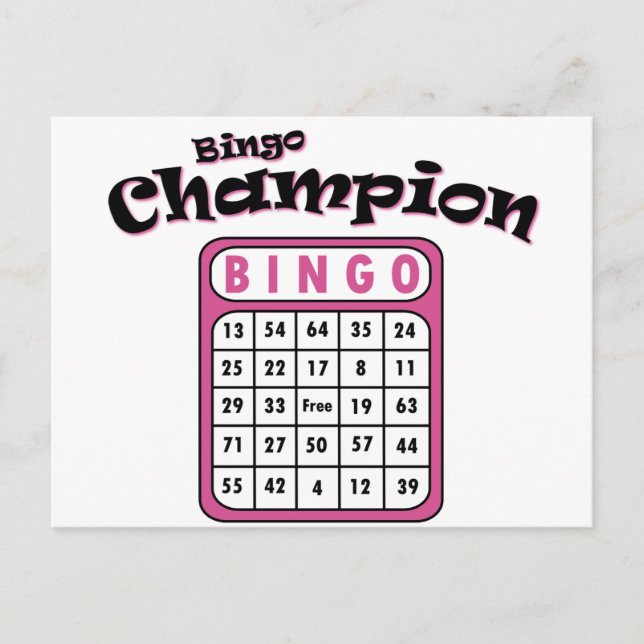 Postal Bingo Champion (Anverso)