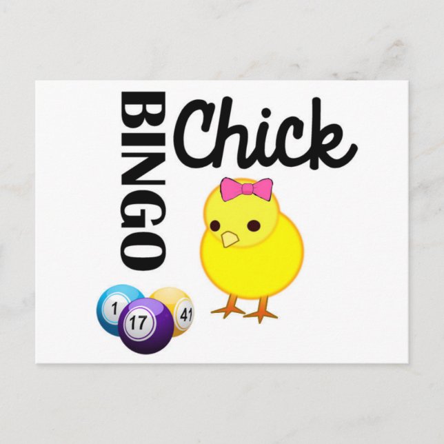 Postal Bingo Chick (Anverso)