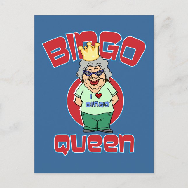 Postal Bingo Queen - Personalizar (Anverso)